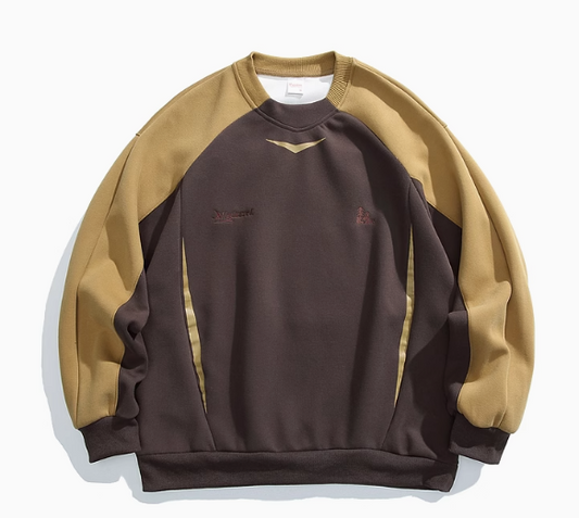 Retro Sweater in Braun & Beige