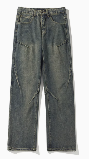 Vintage Workwear-Jeans in Blau